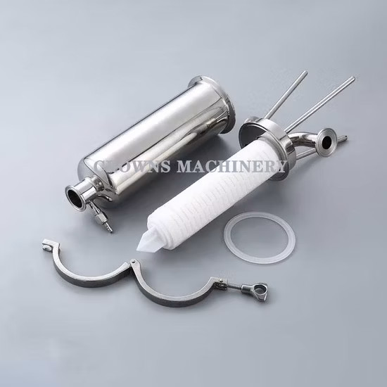 30 polegadas de alojamento de filtro 304/316L líquido de aço inoxidável sanitário