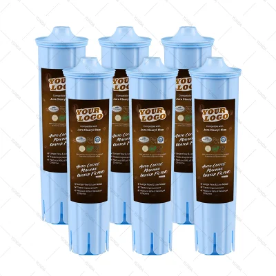 Filtros de água de café certificados NSF compatíveis com Wasserfilter azul para 71445/67879